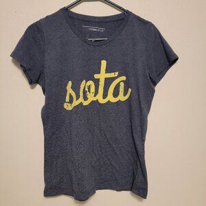 Minnesota Sota Tshirt short sleeve Womens Medium Blue